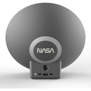 Nasa Bluetooth Динамик/Будильник/SPC600, 5W, Qi 15W, LED свет, USB-C кабель (SPC600)