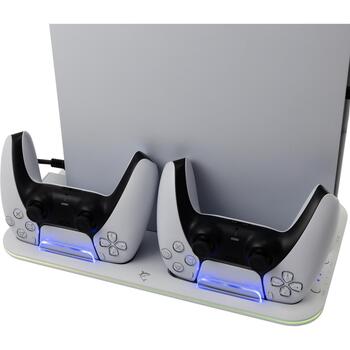 White Shark Игровой аксессуар KIMURA-2, 5 DC/3 A, 4500/4700/5000 RPM, 1xUSB A, Type-C, 0,23m, 15 дисковое хранение (KIMURA-2)