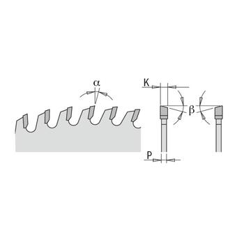 CMT Zāģripa kokam 285.760.48H, 160mm, 20mm, 48 zobi, 2,2mm, 1,6mm, 5°, 15° ATB (285.760.48H)