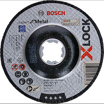 Абразивный диск X-LOCK Expert по металлу 2608619257 BOSCH (2608619257)