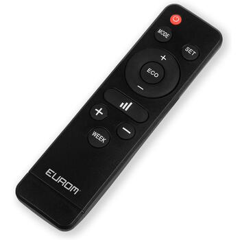 Eurom Alutherm 2000 WiFi конвекторный обогреватель для отопления помещений 2000W WiFi smart control настенный и напольный чёрный (360769)