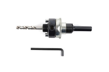 Caurumu zāģa adapters, K11261, KAMASA TOOLS, diametrs 30-152 mm, ar centrējo urbi (K11261)