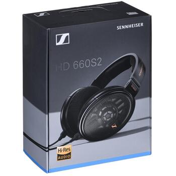Sennheiser проводные наушники HD 660S2 700240, 300 Ом, 8-41500 Гц, 6.3 мм, открытые, динамические, стерео, черные (700240)