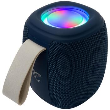 White Shark Беспроводная колонка GBT-888 DHAK BLUE, 5 W, 3.7 V, 30 - 18000 Hz, FM, Bluetooth, 10 m, 1200 mAh (GBT-888 DHAK BLUE)
