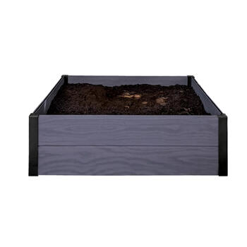 Keter Maple Square бордюр для клумбы 29209665939, 106x106x32см, серый, Evotech (29209665939)