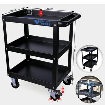 KSTOOLS Пустая тележка для инструментов BT150900, 15.49kg, 59x63x22cm (BT150900)
