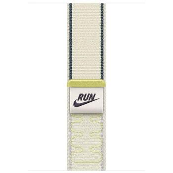 Apple Nike Sport Loop MKUX4ZM/A, 46mm, 145-220mm, ремешок для умных часов, 80% переработанный нейлон, Chalk Calm (MKUX4ZM/A)