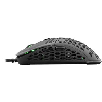 White Shark Premium Line Naginata, ESL-M4 NAGINATA, 16000 dpi, 6 pogas, RGB apgaismojums, 1.8 m vads, 60 g (NAGINATA)