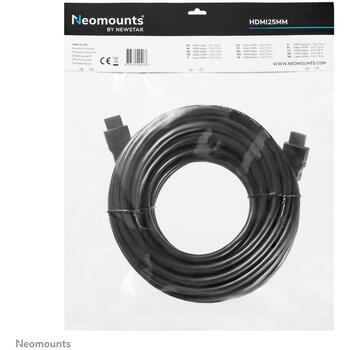 Neomounts HDMI кабель HDMI25MM, 7.5 м, 2 мужских разъема, HDMI 1.3, 10.2 Гбит/с, черный (HDMI25MM)
