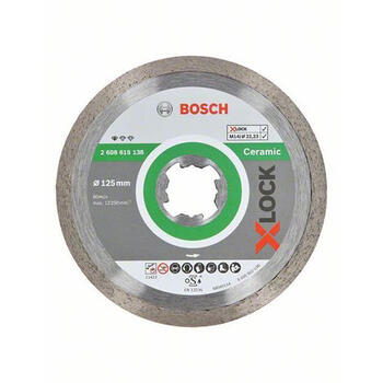 Диск алмазный X-LOCK 125x22,23x1,6x7 мм 2608615138 BOSCH (2608615138)