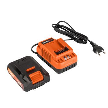 Powerplus Садовые ножницы POWDPG75321, 20V, 515мм, 15мм диаметр реза, 1300 мин-1, 2000мАч аккумулятор, зарядное устройство (POWDPG75321)