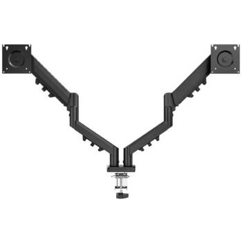 Tracer monitors ar divām Armflex stiprinājumiem TRAUCH47660, 90.9mm, 340mm, 57cm, 18kg, melns, VESA 100x100mm, 90-45° slīpums (TRAUCH47660)