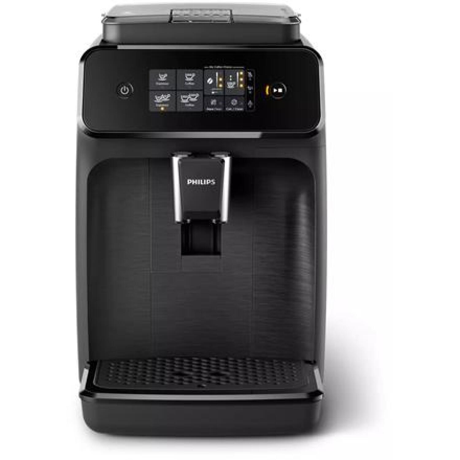 Philips Кофеварка EP1200/00, 1500 Вт, 15 бар, автоматическая, черная, 1.8 л, 275 г, 12 настроек помола (EP1200/00)