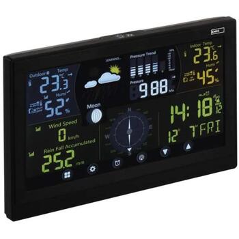 Emos беспроводная метеостанция E6016, E6016, 4x1,5V AA, 3x1,5V AAA, 100m, 433MHz, цветной дисплей, будильник (E6016)