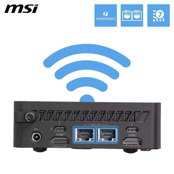 MSI Мини-ПК Cubi NUC AI+ 3MG-003BEU, Intel Core Ultra 9 386H, 4.9 ГГц, 16 ядер, 18 МБ, DDR5 SO-DIMM, 128 ГБ, 2x Thunderbolt 4 (Cubi NUC AI+ 3MG-003BEU)