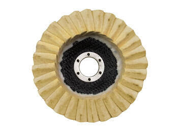 Balts vilnas slīpdisks 125mm, (10gb) G00387 GEKO (G00387)