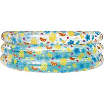 Bestway piepūšams baseins 8951325, 150 cm, 53 cm, 445 l, daudzkrāsains, pieaugušo uzraudzība, uzlīmes-ielāpi (8951325)