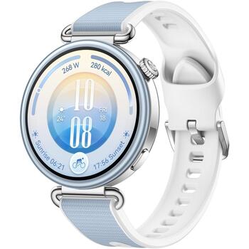 Huawei WATCH GT 7 умные часы 55020JTY, 41мм, AMOLED 1.32 дюйма, GPS, NFC, Bluetooth 6.0, 50м водонепроницаемые, синий (55020JTY)