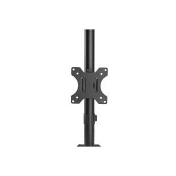 Digitus настенный кронштейн DA-90438, 2x8кг, 17-32'', VESA 75x75, 100x100, черный, быстрая разблокировка (DA-90438)