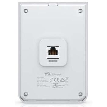 Ubiquiti bezvadu piekļuves punkts U6-IW, 802.11ax, 2.4 GHz/5 GHz, 10/100/1000 Mbit/s, 1 RJ-45 ports, MU-MIMO, PoE in (U6-IW)