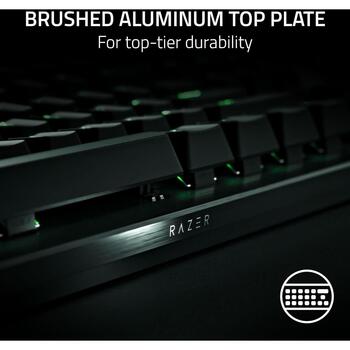 Razer Spēļu klaviatūra Huntsman V3 Pro RZ03-04970100-R3M1, vadu, US QWERTY, analogie optiskie slēdži Gen-2, RGB Chroma, PBT (RZ03-04970100-R3M1)