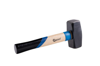 Geko bruģakmens āmurs G72292, 2000g, tērauds, koka rokturis, gumijas pārklājums, ergonomisks (G72292)