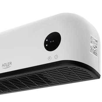 Gaisa aizkars ar LED displeju un 2000 W jaudu AD 7751 Balts Adler (AD 7751)