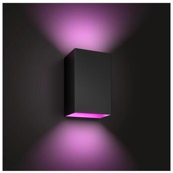 Philips Hue уличный настенный светильник Resonate 8718696174388, 8Вт, IP44, 1180лм, 2000-6500K, LED, черный, Bluetooth, Zigbee (8718696174388)