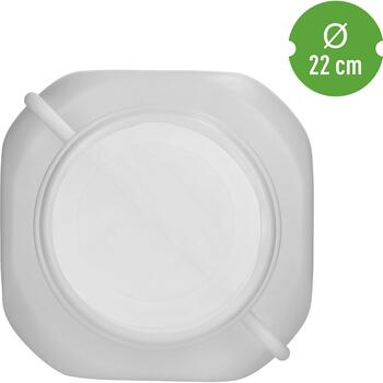 Browin Бочка 360450, 50L, 22cm, белая, HDPE, с ручками, квадратная, пищевой пластик (360450)