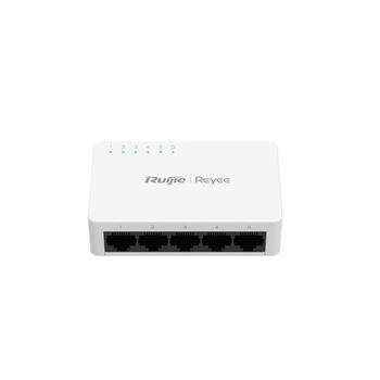 Ruijie RG-ES05G-L 5-портовый гигабитный коммутатор, 10/100/1000 Мбит/с, 10 Гбит/с, 4кВ, 5В/600мА, белый (RG-ES05G-L)