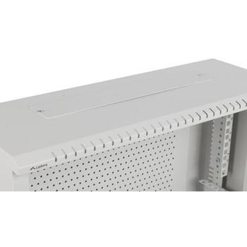 Lanberg настенный шкаф для установки WAF1-5203-04-00S, 4U, 540mm, 200mm, 2 вертикальные, 2 горизонтальные, со стеклянной дверцей (WAF1-5203-04-00S)