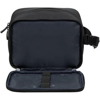 Rivacase Косметичка для путешествий 8409BLACK, 0.215кг, экосознательный RPET полиэстер, водоотталкивающий, 2 сетчатых кармана (8409BLACK)