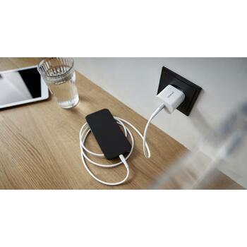 Intenso strāvas adapteris W20C, 20W, USB-C, 100-240V, 1 muciņa, ātrā uzlāde, balts (7802012)