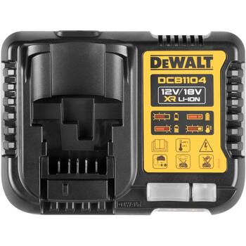 Dewalt DCB1104P2-QW akumulators, 18 V, 5 Ah, Li-ion, 4.0 A, 2 gab, uzlādes līmeņa indikators, izturīgs korpuss (DCB1104P2-QW)