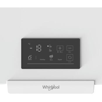 Whirlpool Морозильник W3RHS37EW1, 371L, 254kWh, 18kg/24h, 40dB, Электронное управление, LED дисплей (W3RHS37EW1)