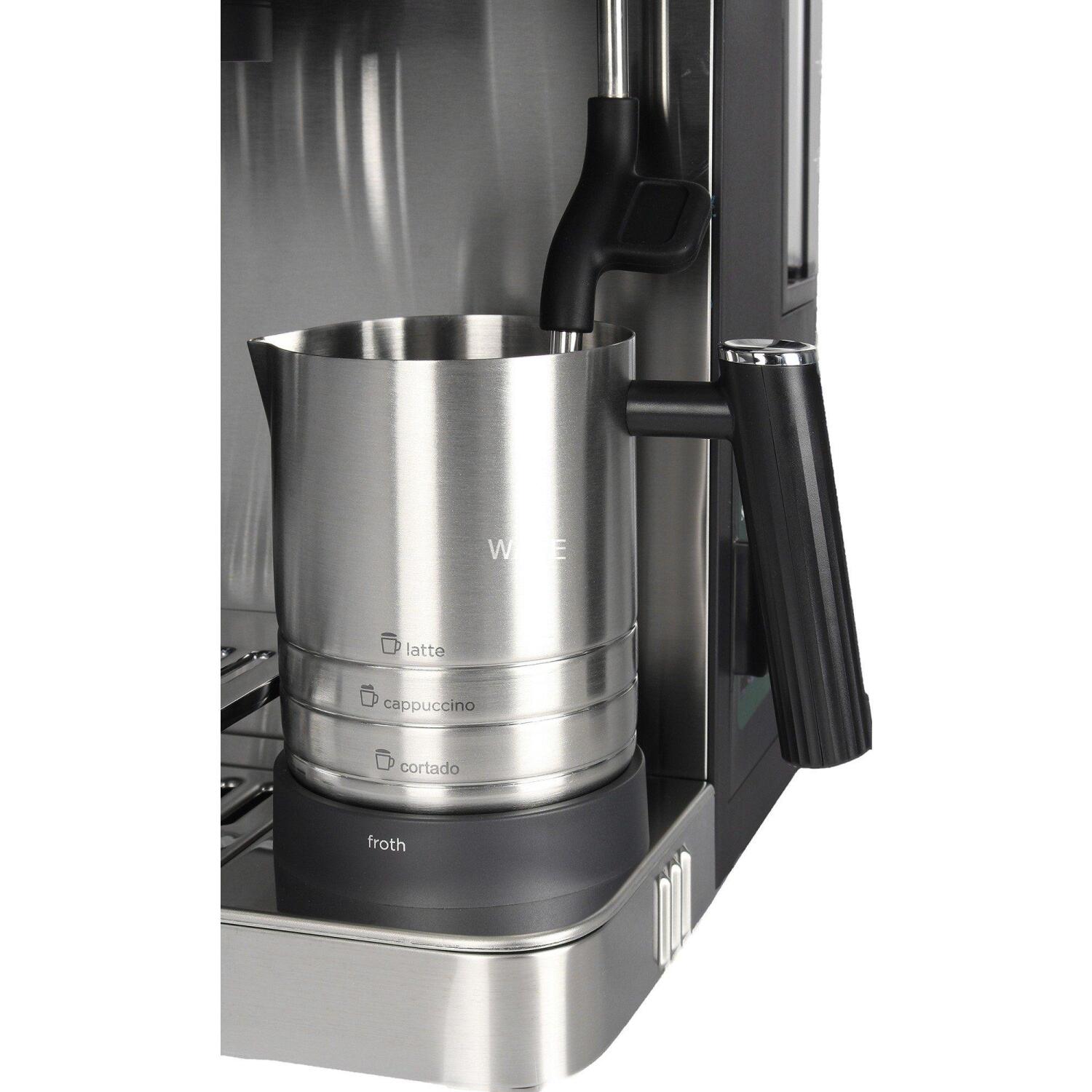 Ninja Espresso кофемашина ES501EU, 1750 Вт, 2 л, 9 бар, 250 г, полуавтоматическая, встроенная кофемолка, капучинатор (ES501EU)