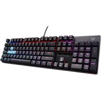 Acer Predator Aethon 303 клавиатура, GP.KBD11.048, 1.6м, 104 клавиши, RGB подсветка, Kailh Blue переключатели (GP.KBD11.048)