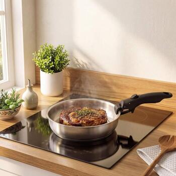 Russell Hobbs Набор сковород RH04033, серебристый, нержавеющая сталь, съемная ручка, 4 шт. (RH04033)