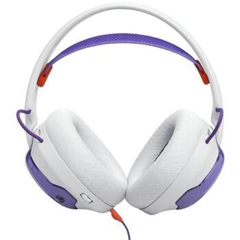 JBL Quantum 250 Wireless White JBLQTUM250WHT, беспроводная гарнитура, 50 мм, 32 Ом, 20-20000 Гц, 100 дБ, 1.5 м, для игр (JBLQTUM250WHT)