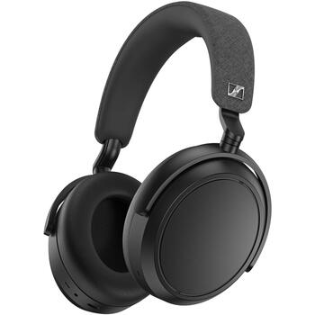 Sennheiser наушники M4AEBT Momentum 4 509266, 60 Ом, 42 мм, Bluetooth 5.2, шумоподавление, 60 ч, черные (509266)