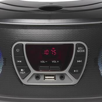 Denver CD магнитола TCL-212BTGR 111141300012, 4W, 2 динамика, Bluetooth, AUX, USB 2.0, FM, цифровой тюнер (111141300012)