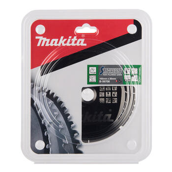 Zāģripa kokam 165x1.85x20mm, 8°, T48, T.C.T. SPECIALIZED B-56708 MAKITA (B-56708)