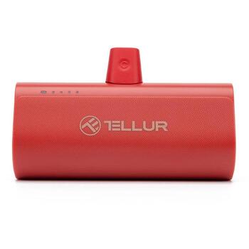 Tellur Power Bank akumulators PD202 TLL158411, 5000mAh, 5V-3A, LED indikators, ātrā uzlāde, Pass-through uzlāde (TLL158411)