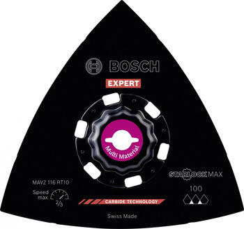 Multi instrumenta slīpēšanas pamatne delta 116mm STARLOCKMAX EXPERT MAVZ 116 RT10 2608900051 BOSCH (2608900051)