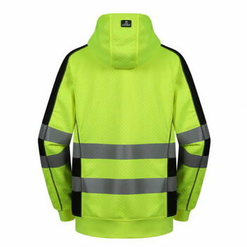 Pesso Hi-vis jaka ar kapuci FL05G-M, CL2, 155g/m², 100% poliesters, EN ISO 20471:2013, 2. kat. (FL05G-M)