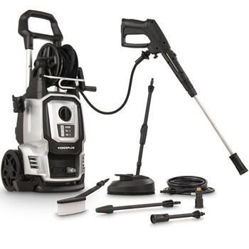 POWERPLUS POWXG90426 мойка высокого давления для очистки авто и уличных поверхностей 2500Вт 195бар шланг 8м бак 1.1л (POWXG90426)