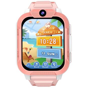 Blackview Умные часы Z40 PRO PINK, 850 mAh, 4G, GPS, WiFi, IP68, 1.85 дюйма TFT, 280x320 пикселей, SOS, встроенная камера (Z40 PRO PINK)