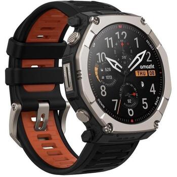 Amazfit Viedpulkstenis T-Rex Ultra 2 W2550GL2N, 51 mm, AMOLED, 480x480 pikseļi, 3000 cd/m², 870 mAh, 30 dienas, 177 h, 10 ATM (W2550GL2N)