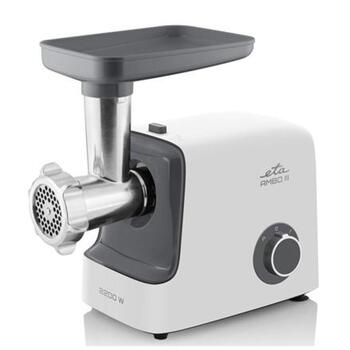 ETA Gaļas mašīna ETA507590000, 2200 W, 2.3 kg/min, 3 diski, reverss, desu pildāmā caurule, viegli tīrāms, on/off slēdzis (ETA507590000)