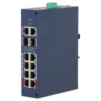 Dahua CHS4212-8GT-110 управляемый коммутатор, 10xRJ-45, 10xGigabit, 2xSFP, PoE, 24 Gbit/s, 110 W (CHS4212-8GT-110)